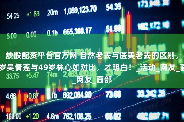 炒股配资平台官方网 自然老去与医美老去的区别，57岁吴倩莲与49岁林心如对比，才明白！_活动_网友_面部